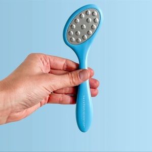 🆕 Barefoot Scientist Foot File Dual Sided Blue Silver